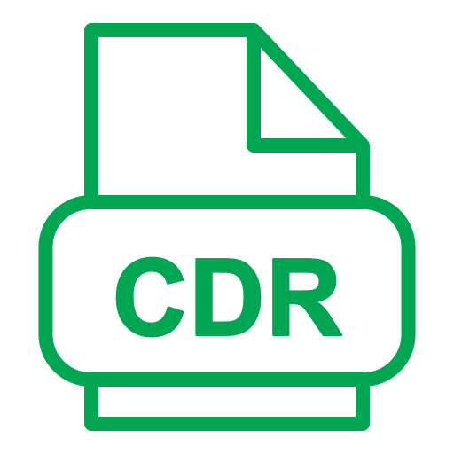 cdr 파일 Generic Simple Colors icon