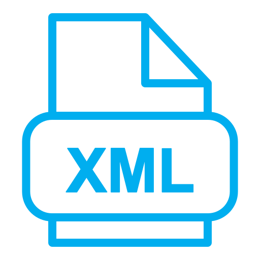 Xml file Generic Simple Colors icon