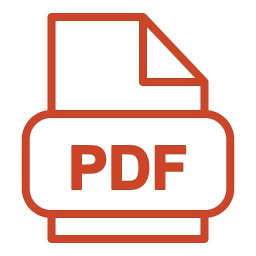 PDF File Generic Simple Colors icon