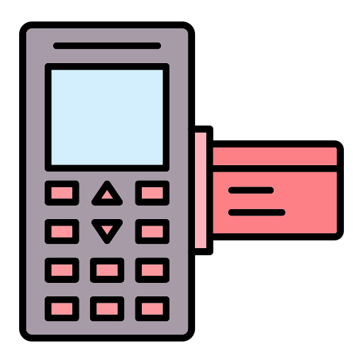 платежный терминал Generic Outline Color иконка