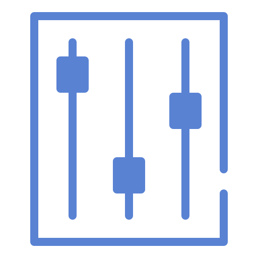 control Generic Blue icon