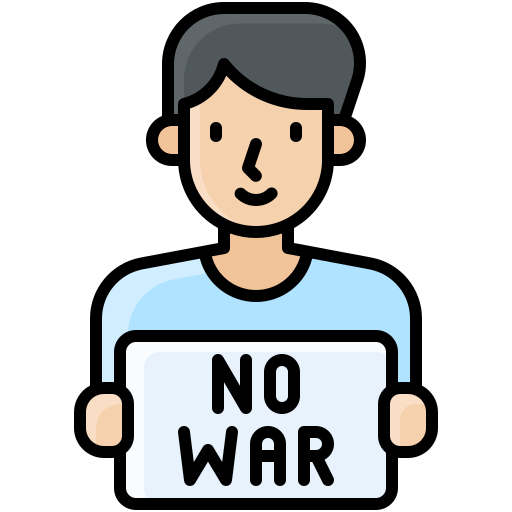 No War Generic Outline Color icon
