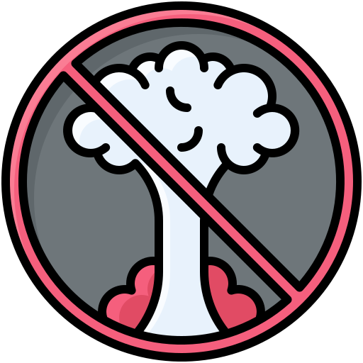 explosión nuclear Generic Outline Color icono