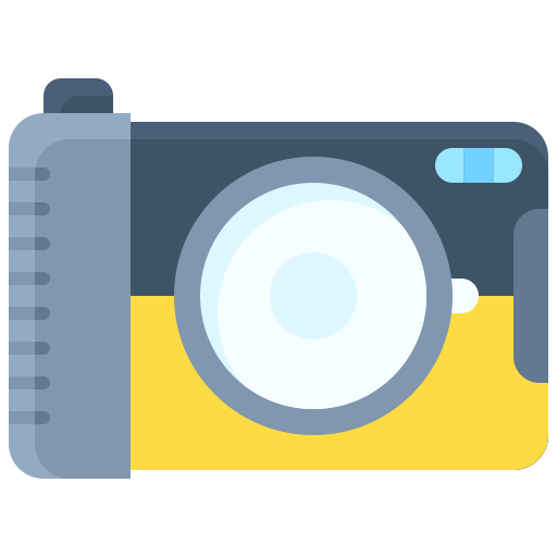 digitale camera Generic Flat icoon