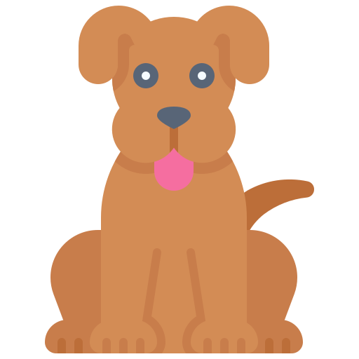 hond Generic Flat icoon