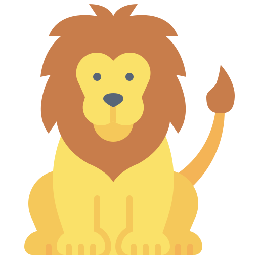 leeuw Generic Flat icoon