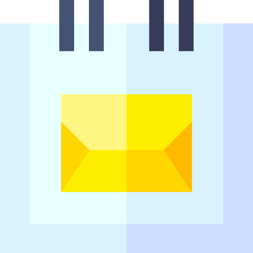 correo Basic Straight Flat icono