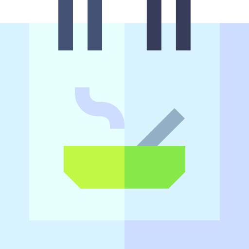 Lunch time Basic Straight Flat icon