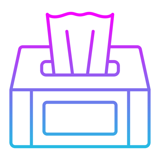 tissue doos Generic Gradient icoon
