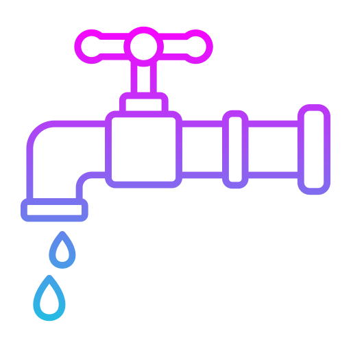 rubinetto dell'acqua Generic Gradient icona