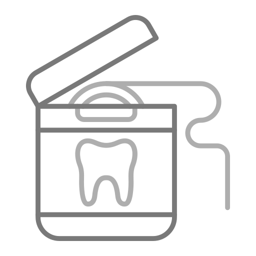 Зубная нить Generic Grey иконка
