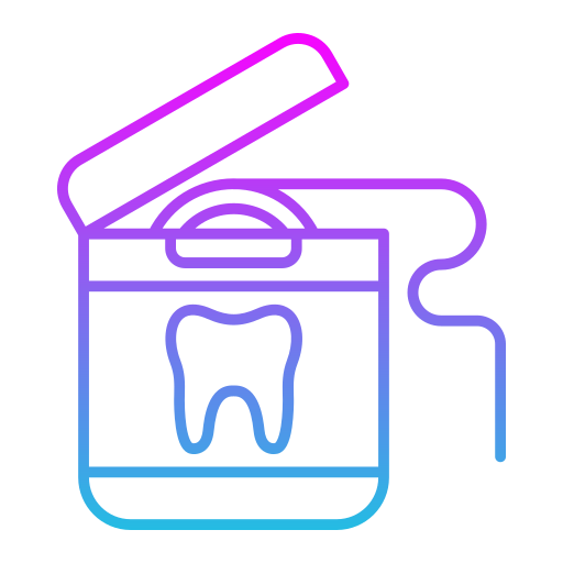 Зубная нить Generic Gradient иконка