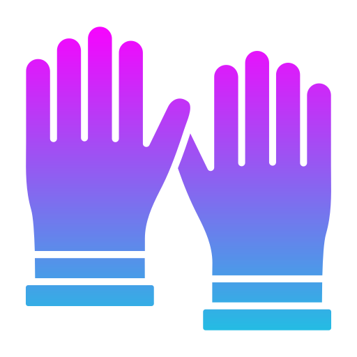 rękawiczki do czyszczenia Generic Flat Gradient ikona