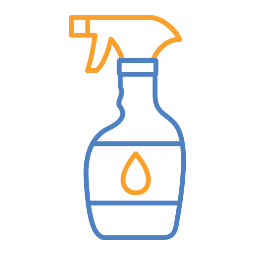 Cleaning spray Generic Outline Color icon