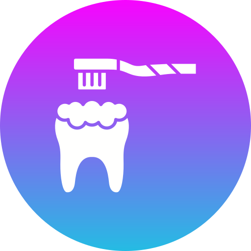 cepillado de dientes Generic Flat Gradient icono