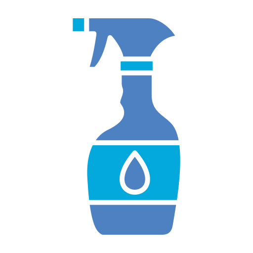 Cleaning spray Generic Blue icon