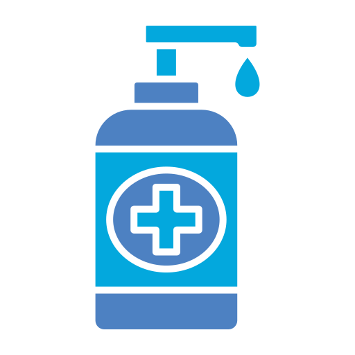 Hand sanitizer Generic Blue icon