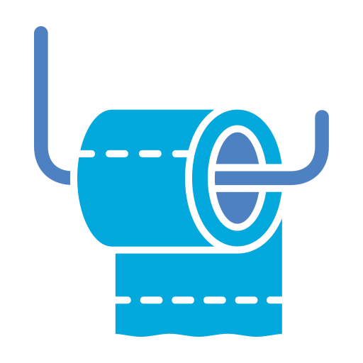 toiletpapier Generic Blue icoon