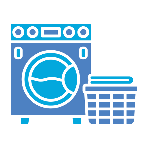 het wassen van kleding Generic Blue icoon
