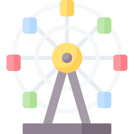 Ferris wheel Special Flat icon