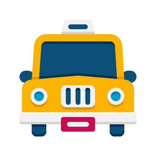 taxi Generic Flat icono