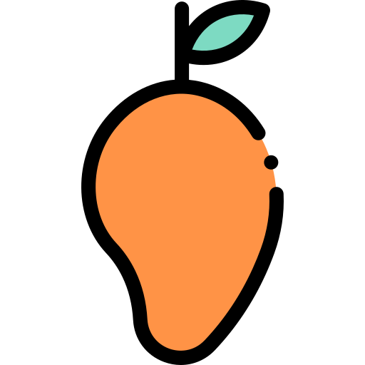 Mango Detailed Rounded Lineal color icon