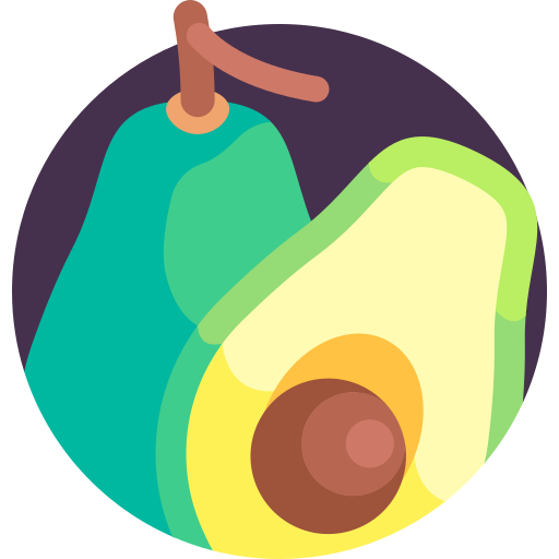 Авокадо Detailed Flat Circular Flat иконка