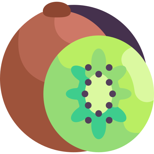 kiwi Detailed Flat Circular Flat ikona