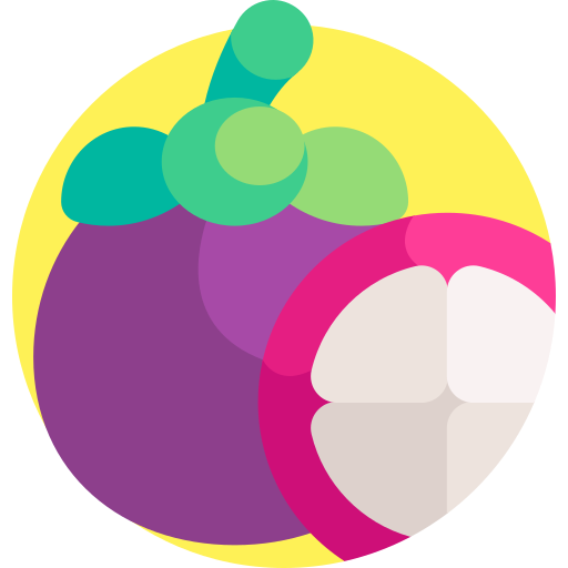 mangostan Detailed Flat Circular Flat icon