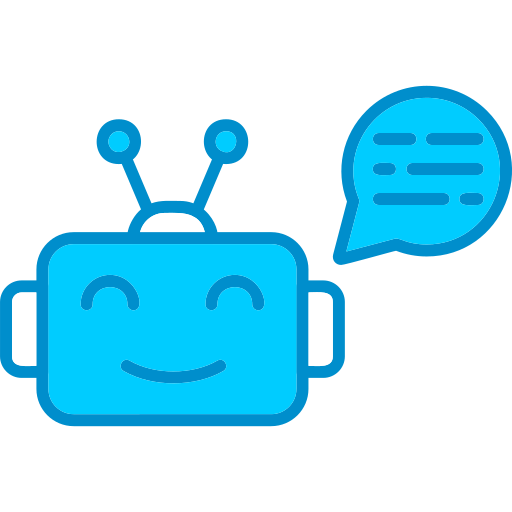 chatbot Generic Blue ikona