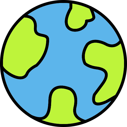 Światowy Generic Outline Color ikona