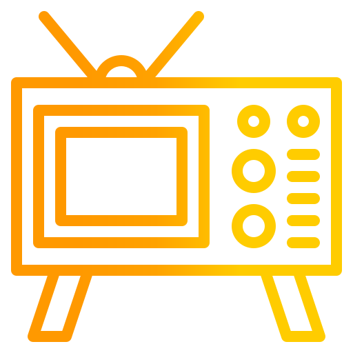 Tv antenna Generic Gradient icon