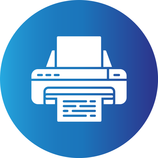 Printing Generic Blue icon