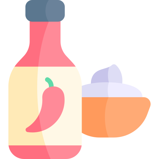 Sauces Kawaii Flat icon