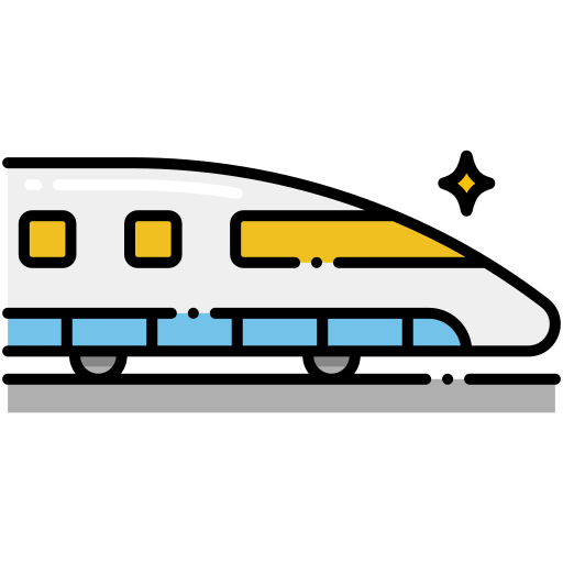 新幹線 Generic Outline Color icon