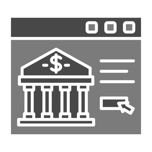 Internet banking Generic Grey icon