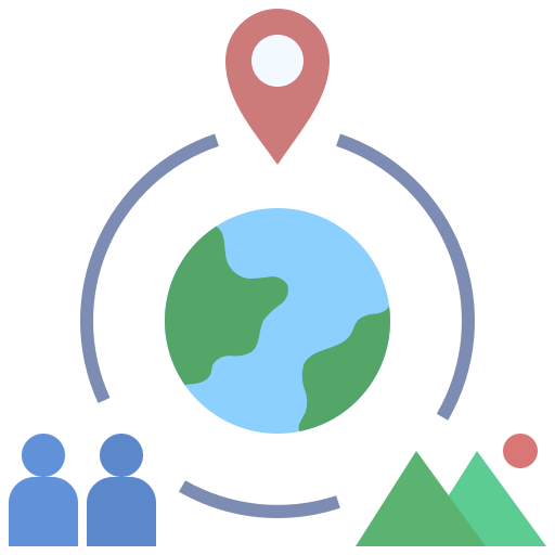 geografia Generic Flat icona