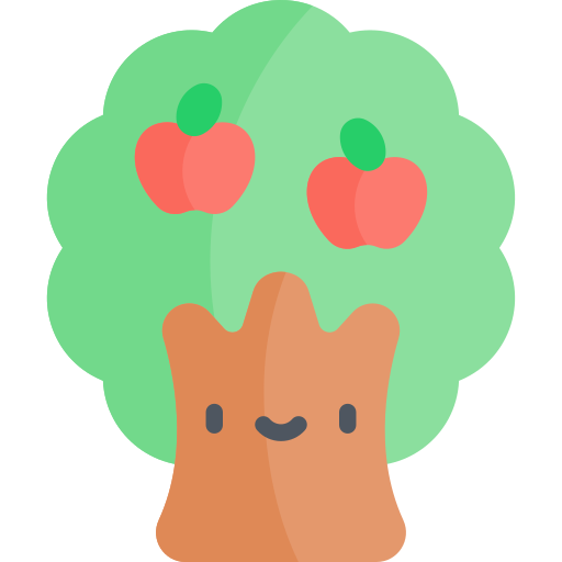 リンゴの木 Kawaii Flat icon