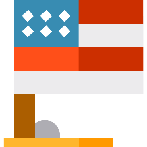 Флаг Basic Straight Flat иконка