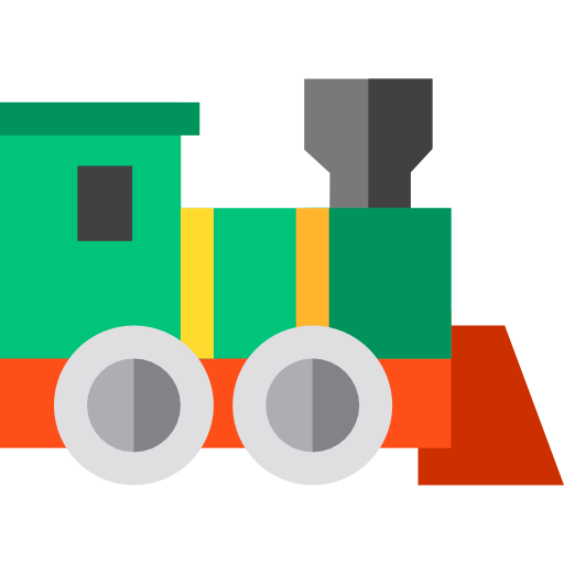 Train Basic Straight Flat icon