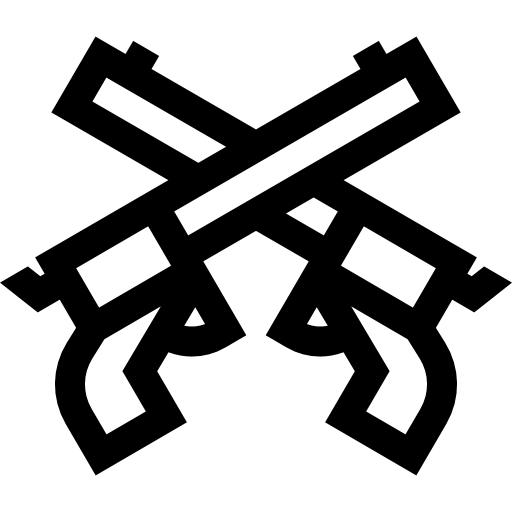 권총 Basic Straight Lineal icon