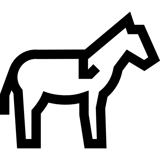 馬 Basic Straight Lineal icon