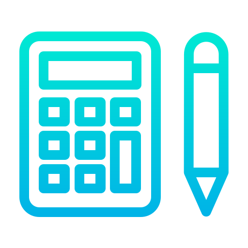 Calculator Kiranshastry Gradient icon