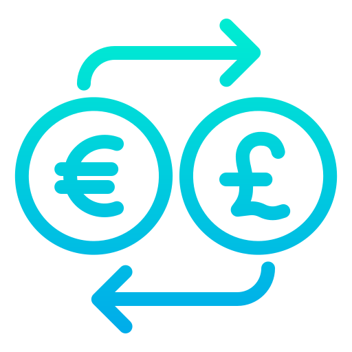 Exchange Kiranshastry Gradient icon