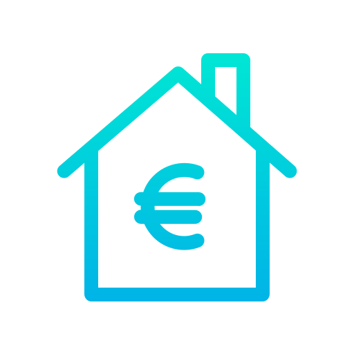 Mortgage Kiranshastry Gradient icon