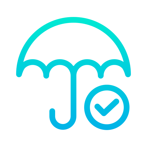 paraguas Kiranshastry Gradient icono