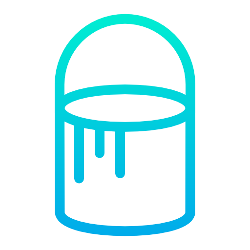 Paint bucket Kiranshastry Gradient icon