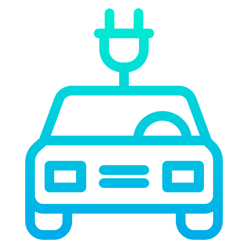 電気自動車 Kiranshastry Gradient icon
