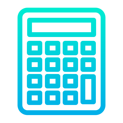 rekenmachine Kiranshastry Gradient icoon