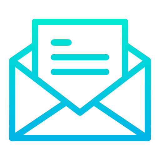 e-mail Kiranshastry Gradient icoon